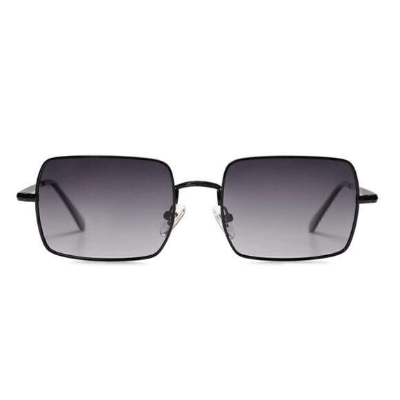 Trendy Thin Rectangle Frame Sunglasses